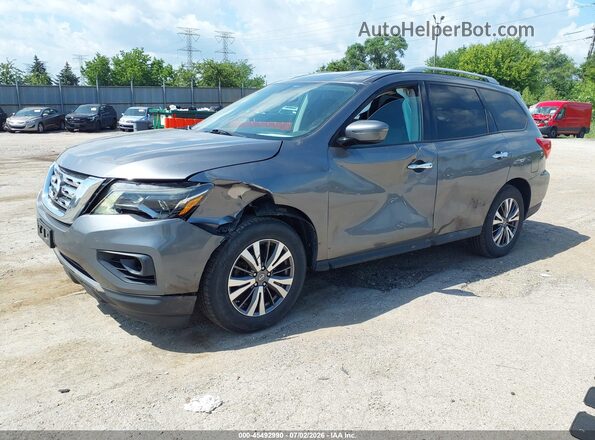5N1DR2MM0HC674803 2017 NISSAN PATHFINDER Зеленый Передняя левая четверть