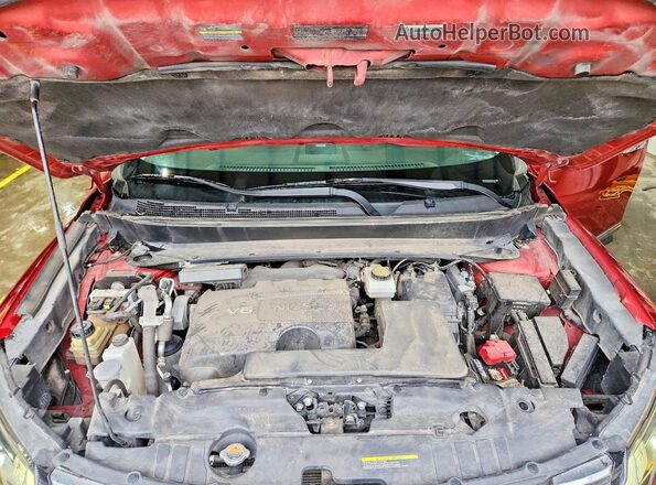 5N1DR2MM0HC912083 2017 NISSAN PATHFINDER Red Vista del compartimento del motor