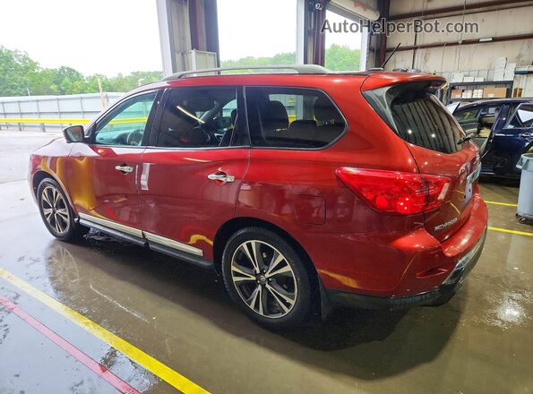 5N1DR2MM0HC912083 2017 NISSAN PATHFINDER Red Trasero izquierdo