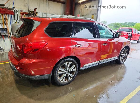 5N1DR2MM0HC912083 2017 NISSAN PATHFINDER Red Trasero derecho