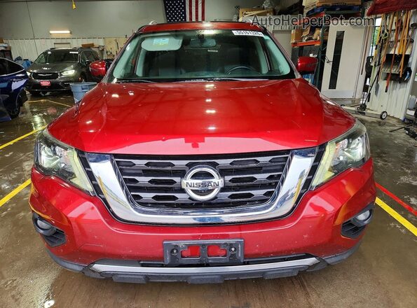 5N1DR2MM0HC912083 2017 NISSAN PATHFINDER Red Vista frontal