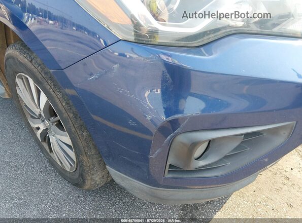 5N1DR2MM0JC613490 2018 NISSAN PATHFINDER Blue Դիմացի տեսք