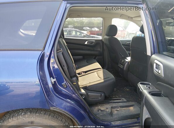5N1DR2MM0JC613490 2018 NISSAN PATHFINDER Blue VIN կոդի պիտակի տեսք