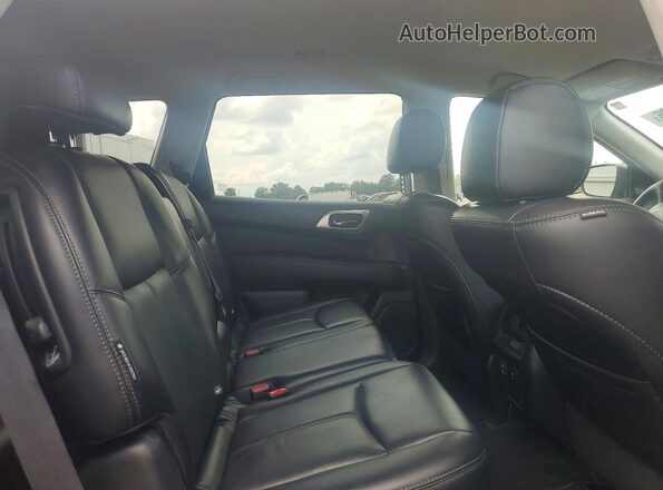 5N1DR2MM0JC614137 2018 NISSAN PATHFINDER Burgundy Vista interior trasera