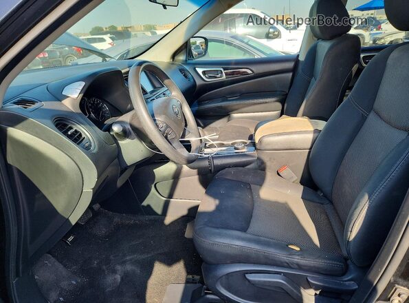 5N1DR2MM0JC656517 2018 NISSAN PATHFINDER Black Widok wnętrza z przodu