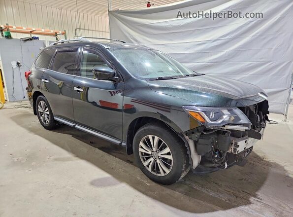 5N1DR2MM0KC622191 2019 NISSAN PATHFINDER Зеленый Передняя правая четверть