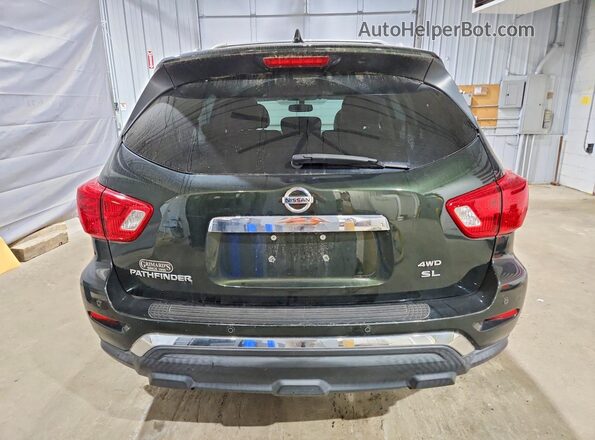 5N1DR2MM0KC622191 2019 NISSAN PATHFINDER Зеленый Вид сзади