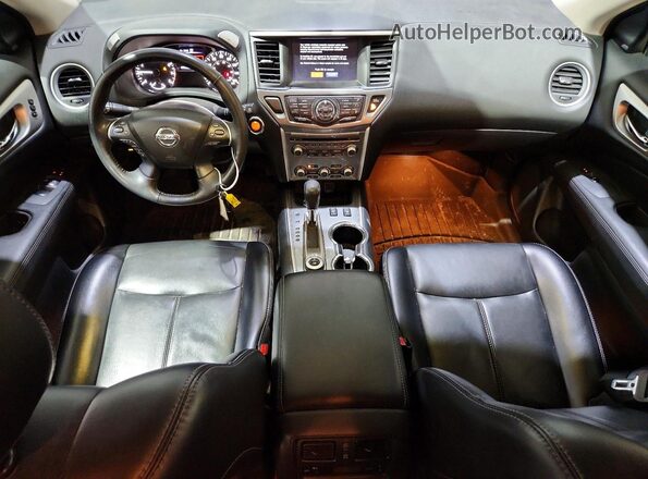 5N1DR2MM0KC622191 2019 NISSAN PATHFINDER Зеленый Вид панели приборов