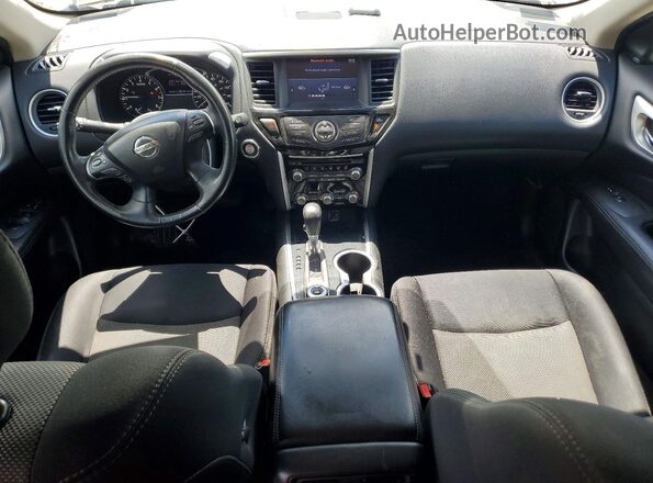 5N1DR2MM0KC640223 2019 NISSAN PATHFINDER White Առջևի վահանակի տեսք