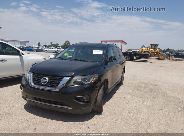 5N1DR2MM1HC616067 2017 NISSAN PATHFINDER Black Առջևի ձախ երեք քառորդ տեսարան