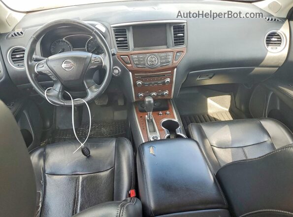 5N1DR2MM1HC639400 2017 NISSAN PATHFINDER Silver Вид панелі приладів