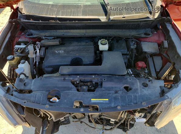 5N1DR2MM1HC642720 2017 NISSAN PATHFINDER Red Вид підкапотного простору