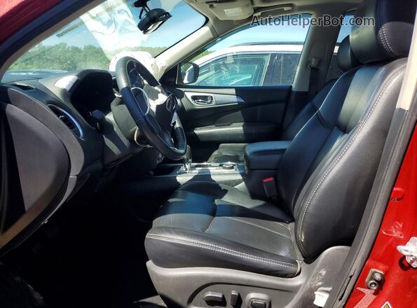 5N1DR2MM1HC642720 2017 NISSAN PATHFINDER Red Вид салону спереду