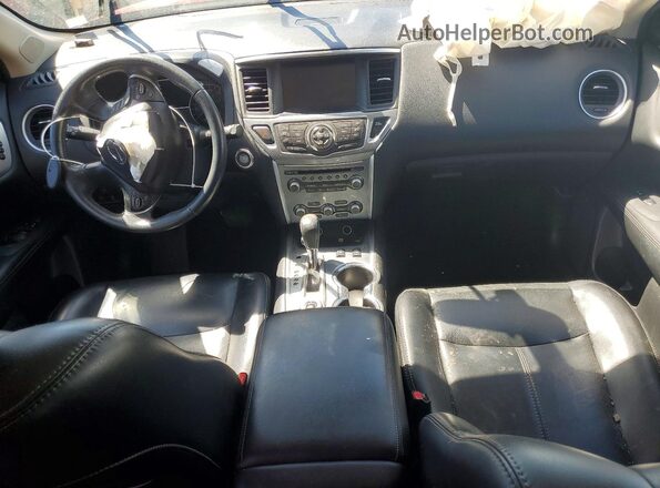 5N1DR2MM1HC642720 2017 NISSAN PATHFINDER Red Вид панелі приладів