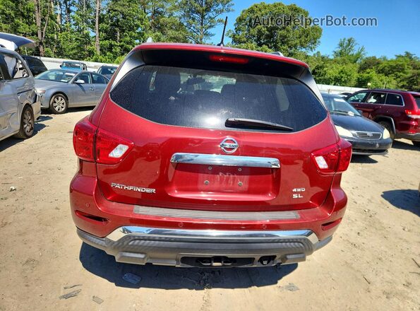 5N1DR2MM1HC642720 2017 NISSAN PATHFINDER Red Вид ззаду