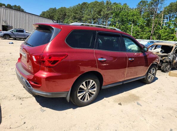 5N1DR2MM1HC642720 2017 NISSAN PATHFINDER Red Задня права чверть