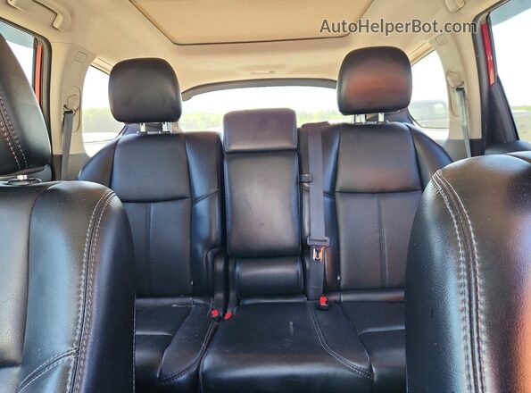 5N1DR2MM1HC642720 2017 NISSAN PATHFINDER Red Вид задніх сидінь
