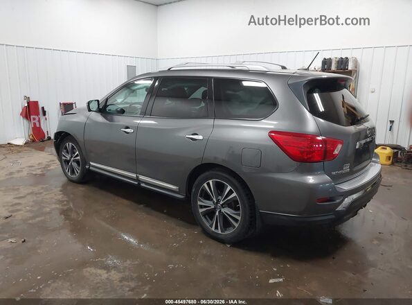 5N1DR2MM1HC676625 2017 NISSAN PATHFINDER Gray Trasero izquierdo