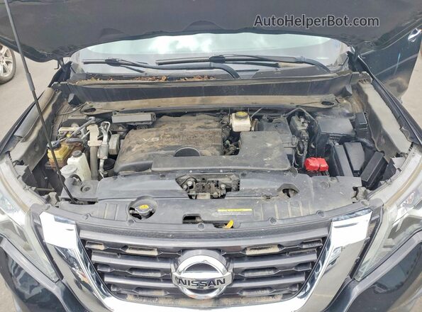 5N1DR2MM1HC679363 2017 NISSAN PATHFINDER Black Вид задньої частини салону