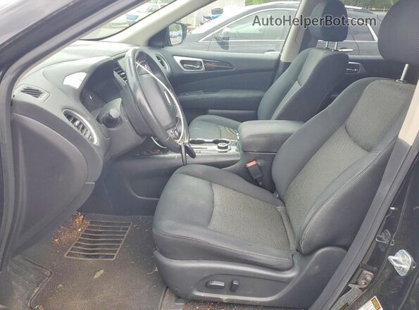 5N1DR2MM1HC679363 2017 NISSAN PATHFINDER Black Вид салону спереду