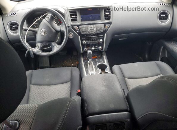 5N1DR2MM1HC679363 2017 NISSAN PATHFINDER Black Вид панелі приладів