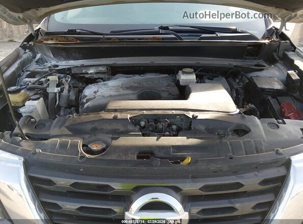 5N1DR2MM1HC691674 2017 NISSAN PATHFINDER Серебряный Вид сзади