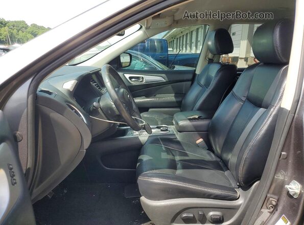 5N1DR2MM1HC698494 2017 NISSAN PATHFINDER Gray Widok wnętrza z przodu