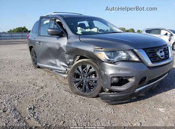 5N1DR2MM1JC602496 2018 NISSAN PATHFINDER Gray Вид спереду