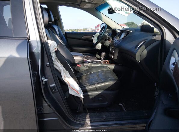 5N1DR2MM1JC602496 2018 NISSAN PATHFINDER Gray Вид салону спереду