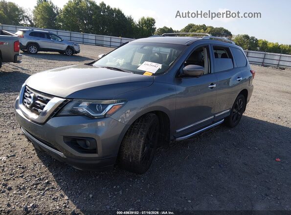 5N1DR2MM1JC602496 2018 NISSAN PATHFINDER Gray Передня ліва чверть