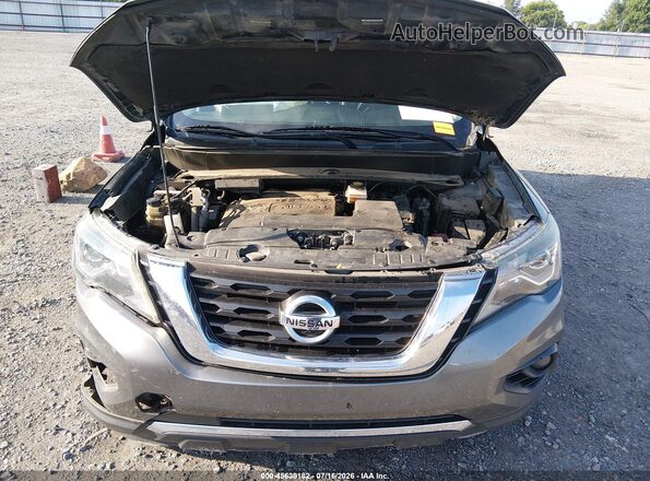 5N1DR2MM1JC602496 2018 NISSAN PATHFINDER Gray Вид ззаду