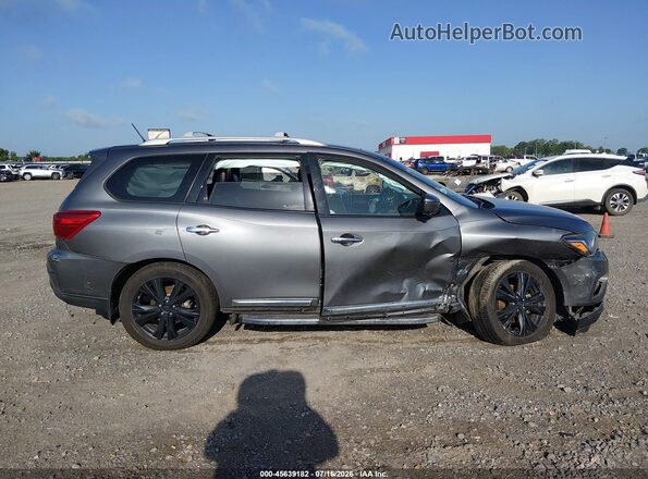 5N1DR2MM1JC602496 2018 NISSAN PATHFINDER Gray Вид щитка приладів