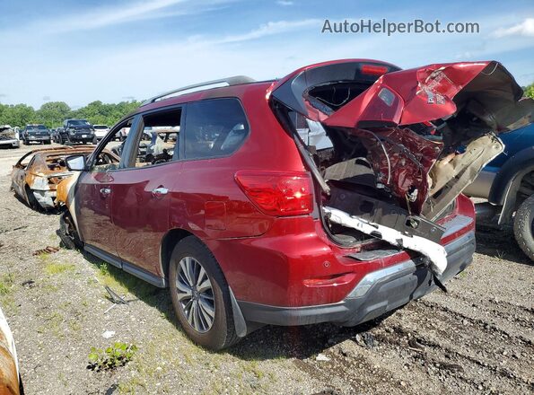 5N1DR2MM1JC613823 2018 NISSAN PATHFINDER Red უკანა მარცხენა