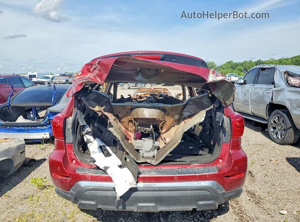 5N1DR2MM1JC613823 2018 NISSAN PATHFINDER Red უკანა ხედი