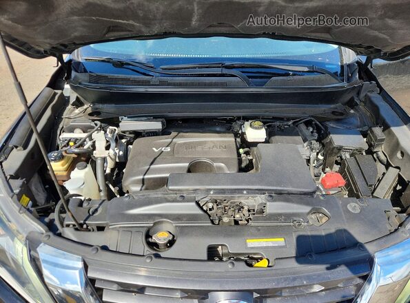 5N1DR2MM1JC619718 2018 NISSAN PATHFINDER Black Engine compartment view