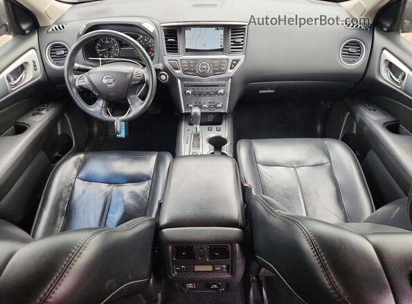 5N1DR2MM1JC619718 2018 NISSAN PATHFINDER Black Dashboard view