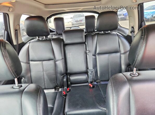 5N1DR2MM1JC619718 2018 NISSAN PATHFINDER Black Rear seats view