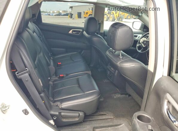 5N1DR2MM1JC619802 2018 NISSAN PATHFINDER White უკანა სალონის ხედი