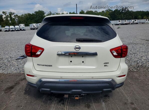 5N1DR2MM1JC619802 2018 NISSAN PATHFINDER White უკანა ხედი
