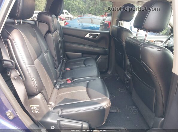 5N1DR2MM1JC630671 2018 NISSAN PATHFINDER Blue Vista de la etiqueta del VIN