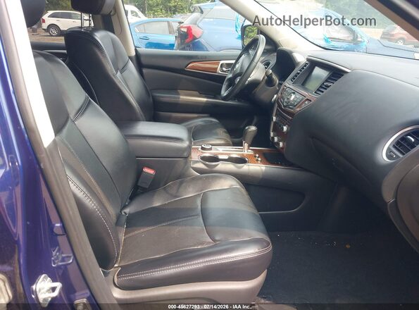 5N1DR2MM1JC630671 2018 NISSAN PATHFINDER Blue Vista interior delantera