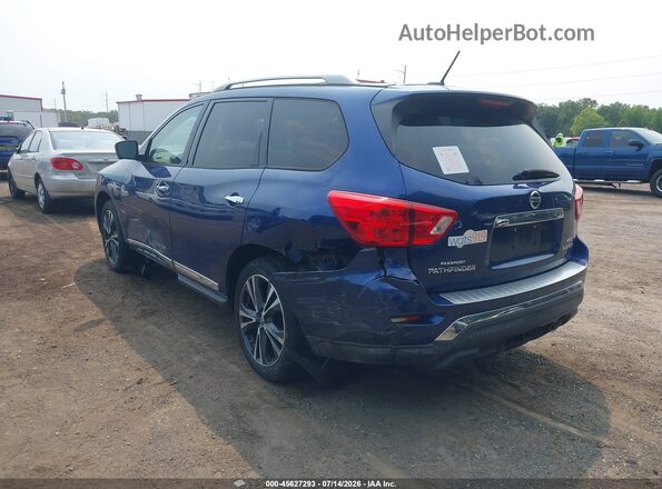 5N1DR2MM1JC630671 2018 NISSAN PATHFINDER Blue Trasero izquierdo