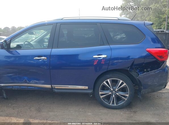 5N1DR2MM1JC630671 2018 NISSAN PATHFINDER Blue Vista frontal