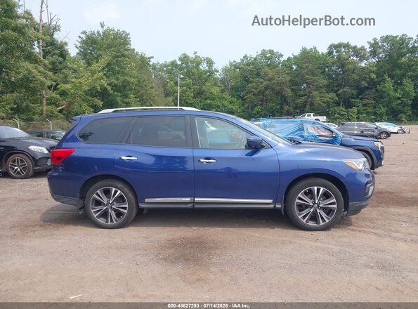 5N1DR2MM1JC630671 2018 NISSAN PATHFINDER Blue Vista interior trasera