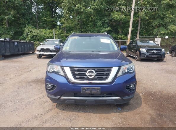 5N1DR2MM1JC630671 2018 NISSAN PATHFINDER Blue Vista del cuadro de instrumentos