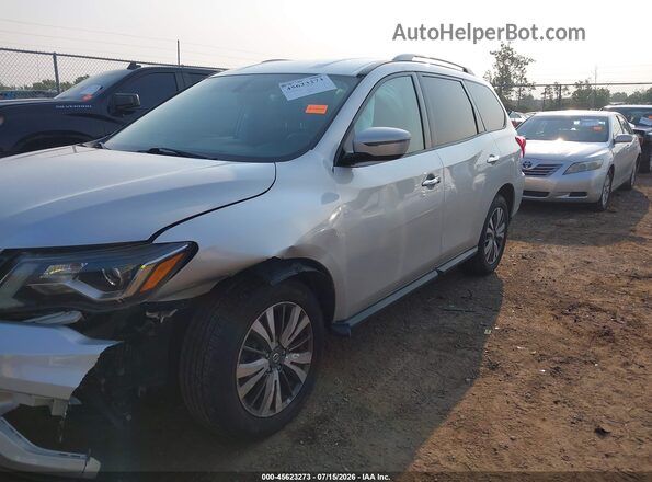 5N1DR2MM1KC577035 2019 NISSAN PATHFINDER Gray წინა მარცხენა ხედი სამი მეოთხედიდან