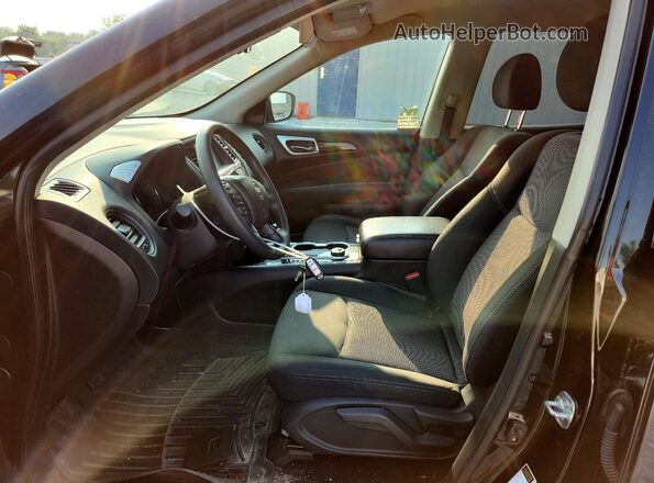 5N1DR2MM1KC643194 2019 NISSAN PATHFINDER Black Front interior view