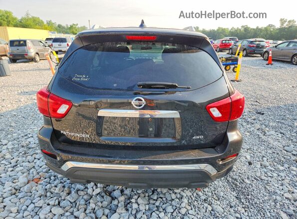 5N1DR2MM1KC643194 2019 NISSAN PATHFINDER Black Rear view