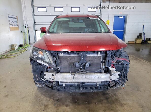 5N1DR2MM2HC613307 2017 NISSAN PATHFINDER Red Widok z przodu
