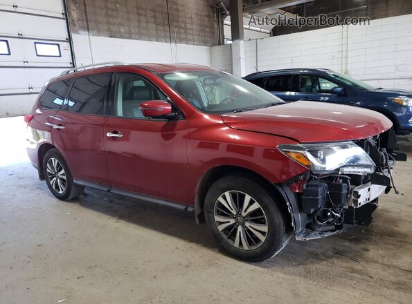 5N1DR2MM2HC613307 2017 NISSAN PATHFINDER Red Przód prawy